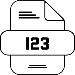 Number PDF Icon